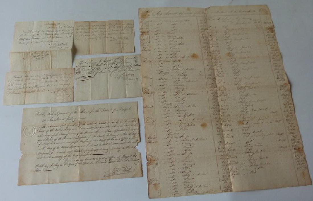 LOT AUTOGRAPHED DOCUMENTS NICHOLAS FISH (1 of 7)