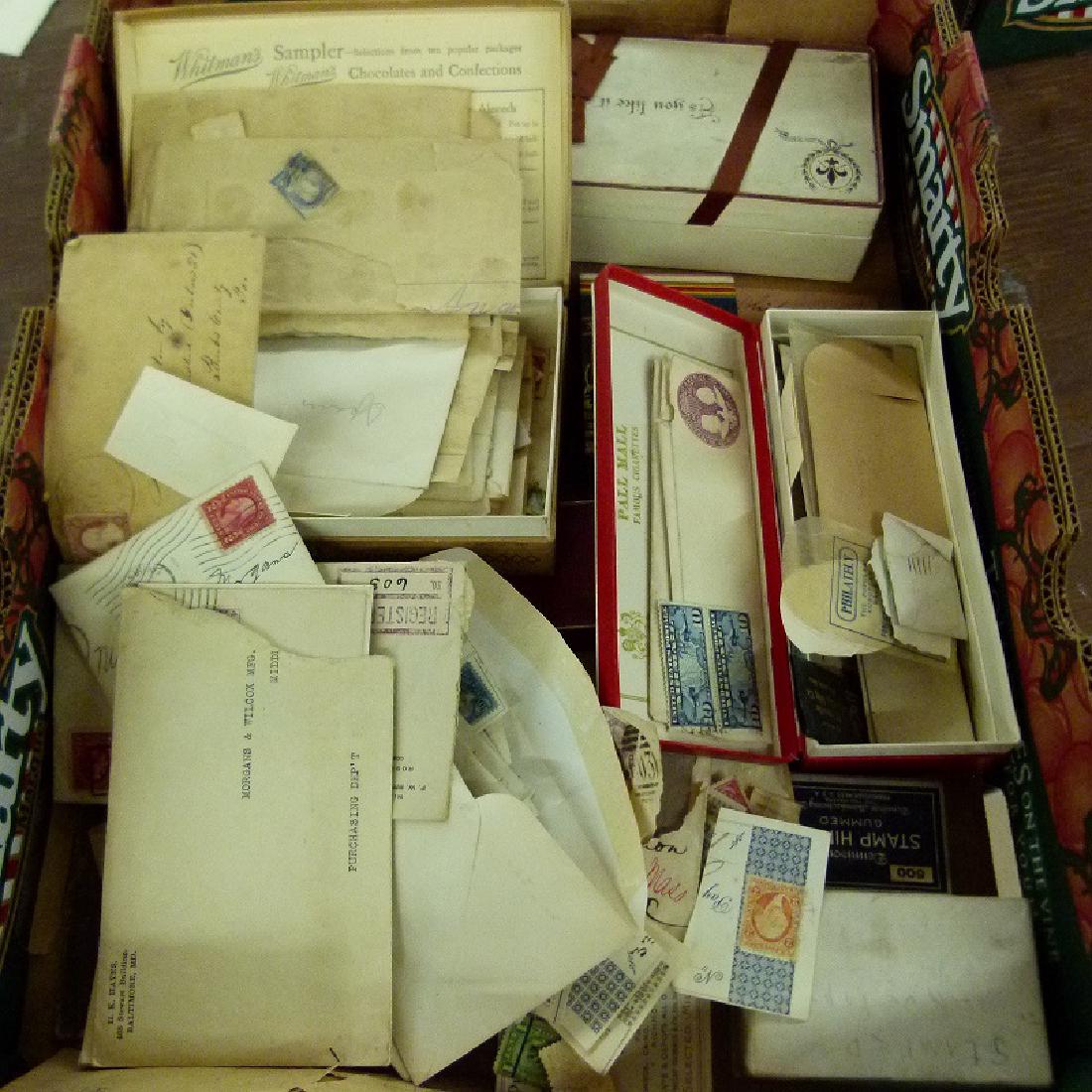 LARGE LOT ASSORTED US/FOREIGN POSTAGE STAMPS (1 of 5)