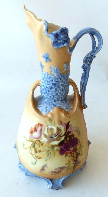 AUSTRIAN H/P PORCELAIN EWER 19TH C. (1 of 5)