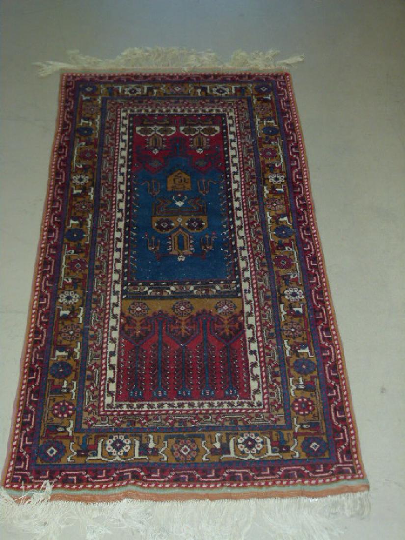 ORIENTAL PRAYER RUG, EARLY 20TH C. (1 of 4)