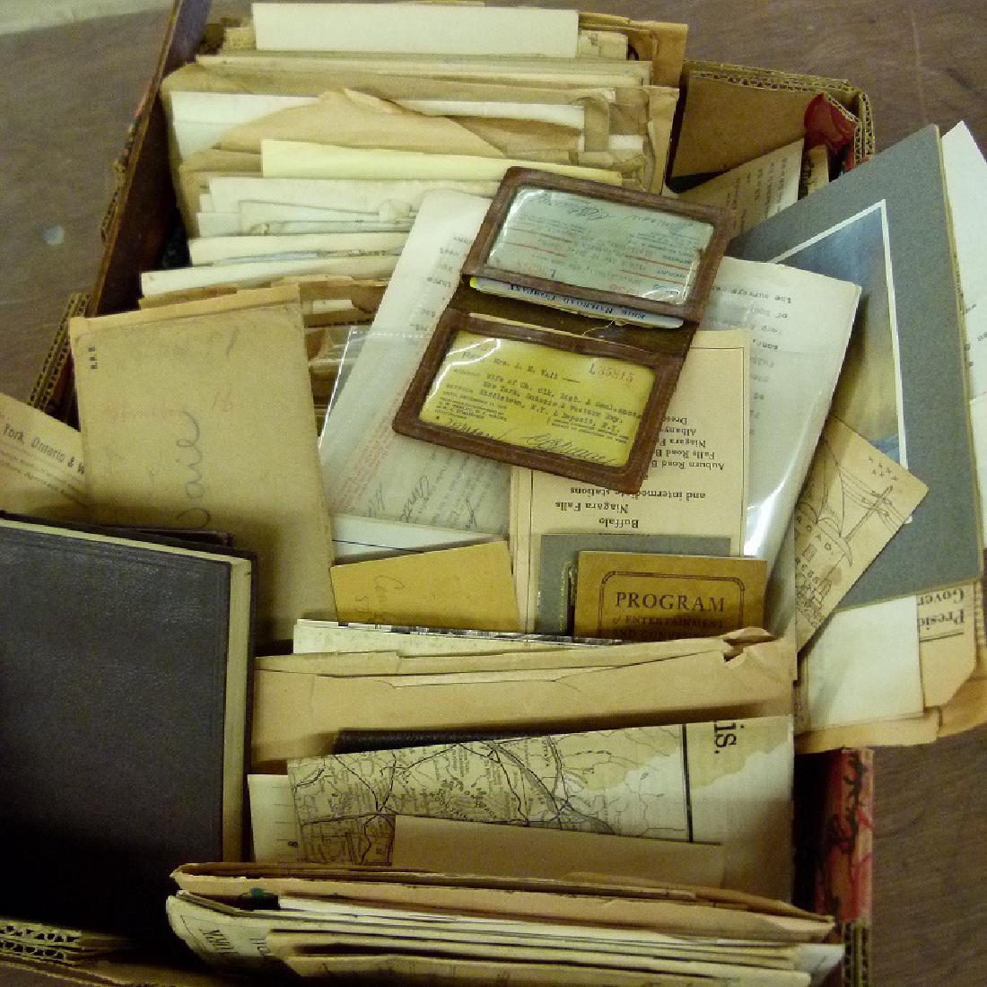 RAILROAD PAPER INCL. O & W, ERIE, NORTHERN (1 of 10)