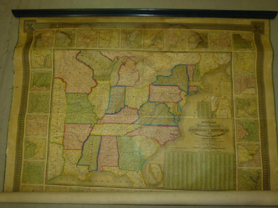 MITCHELLS MAP - US 1843 (1 of 5)