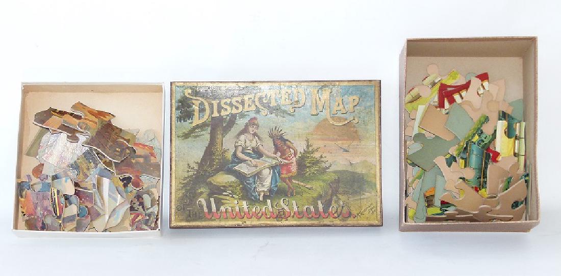LOT ASSORTED VINTAGE PUZZLES 19/20TH C. (1 of 9)