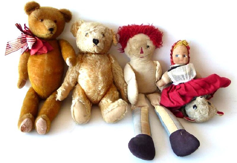 LOT ASSORT.  TEDDY BEARS/RAGGETY ANN (1 of 18)