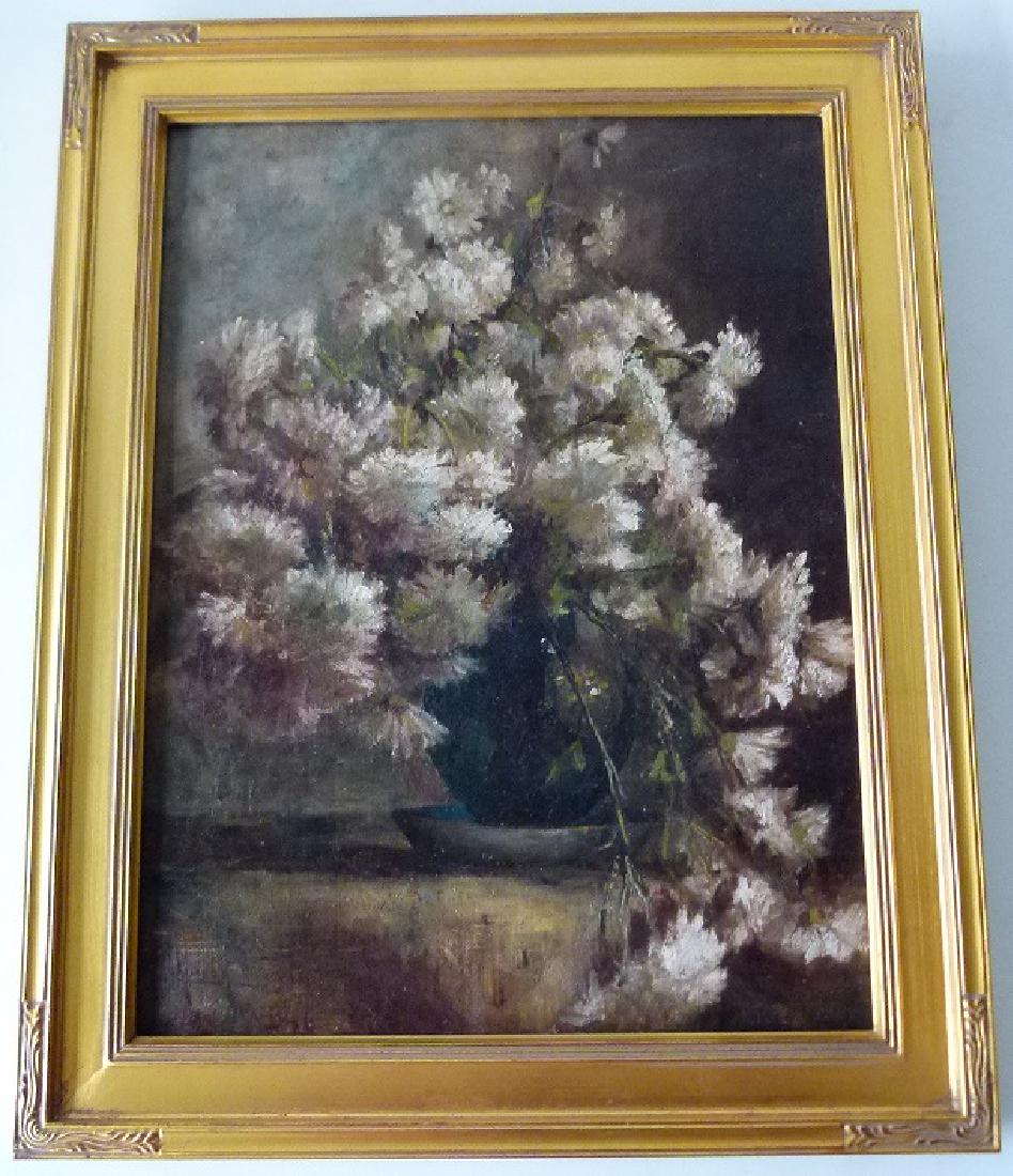 O/P STILL LIFE CHRYSANTHEMUMS (1 of 7)