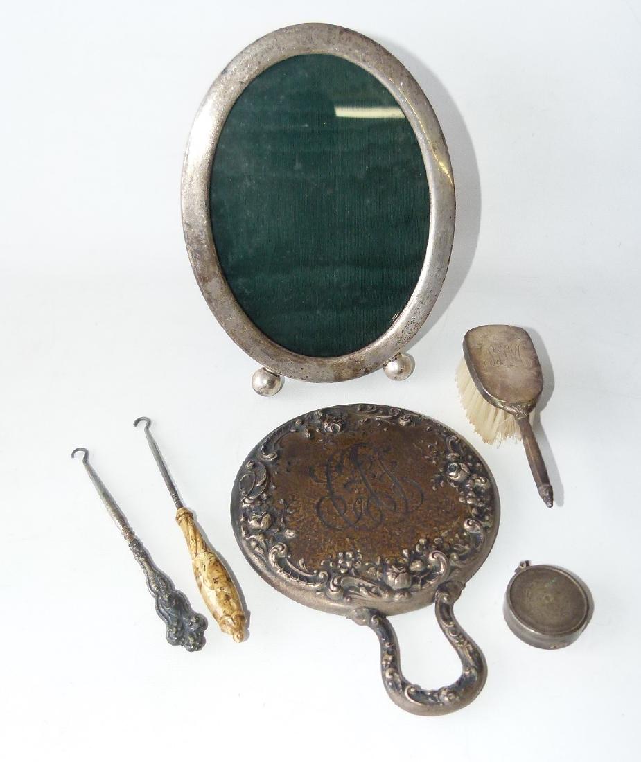 ASSORT. DECO/VICTORIAN STERLING INCL. MIRROR FRAME (1 of 10)