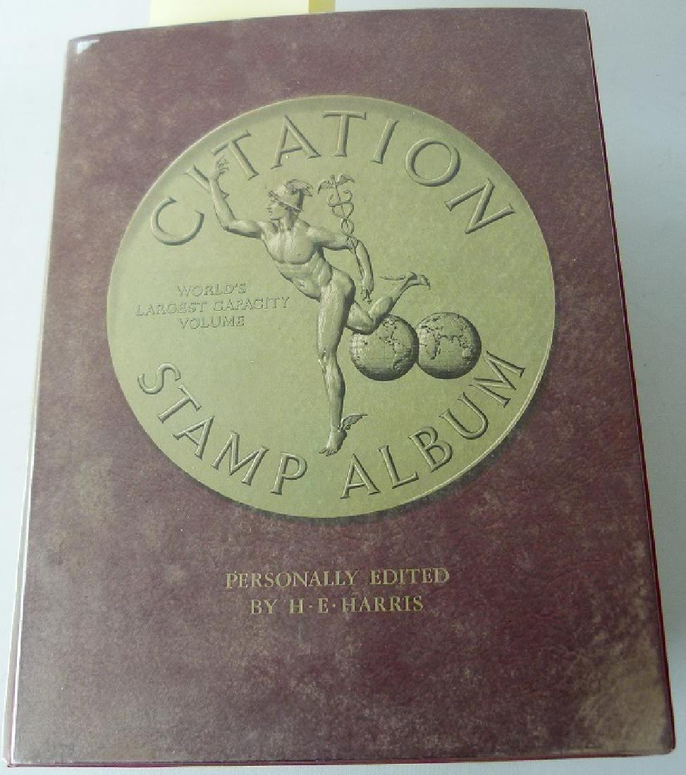 LARGE CITATION STAMP ALBUM, A THRU K, UNITED STATES (1 of 7)