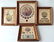 4 FRAMED SETS US CURRENCY, INCL. SILVER DOLLARS