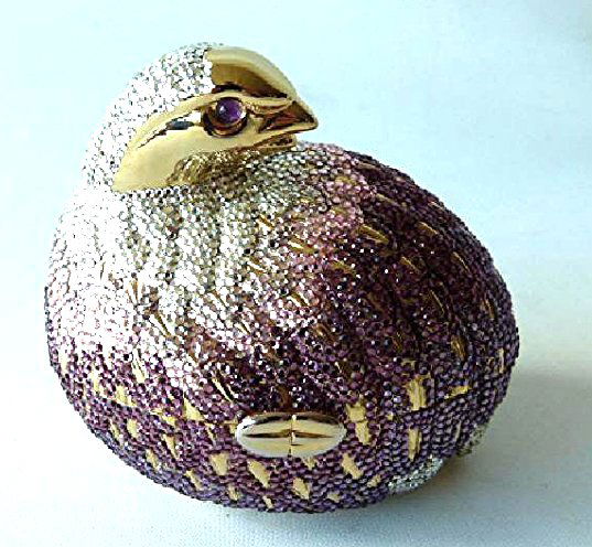 JUDITH LEIBER MINAUDIERE QUAIL PURSE (1 of 4)