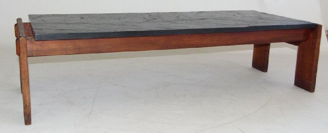 MID CENTURY MODERN SLATE/MAHOGANY/WALNUT (1 of 5)