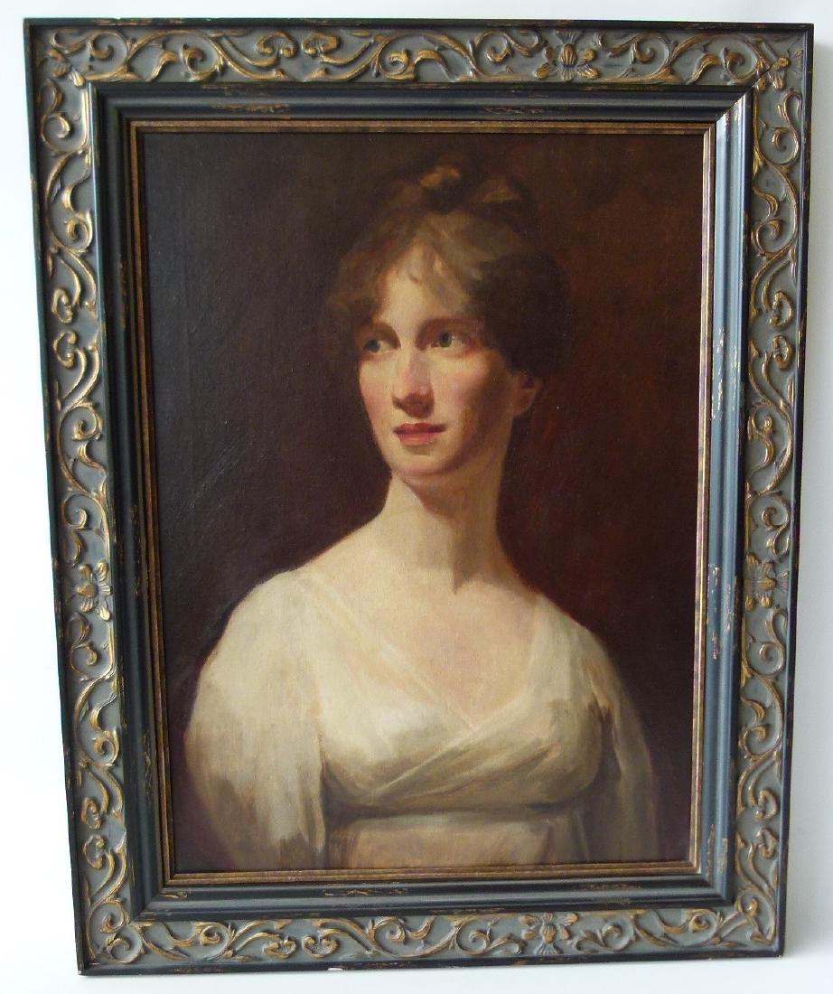 O/C PORTRAIT OF WOMAN UNSIGNED, 19/20TH C. (1 of 7)