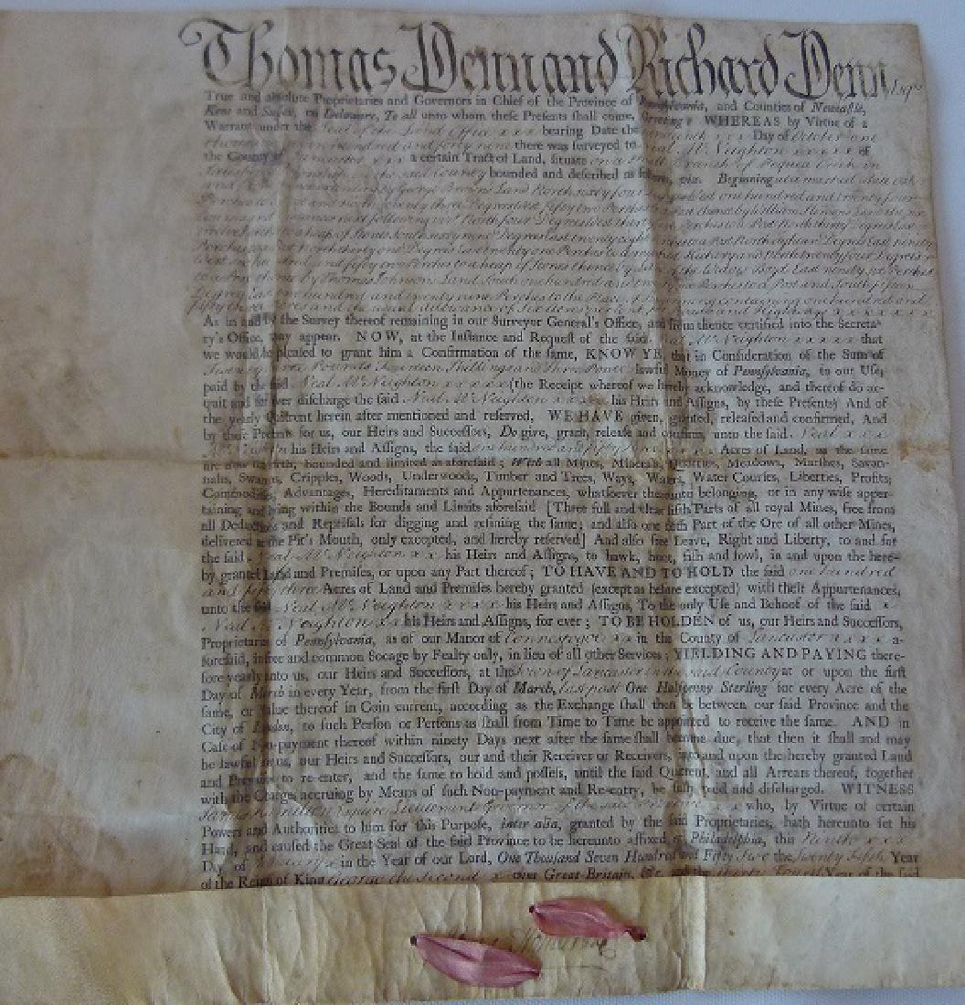 VELLUM DOCUMENT LAND DEED/INDENTURE (1 of 9)