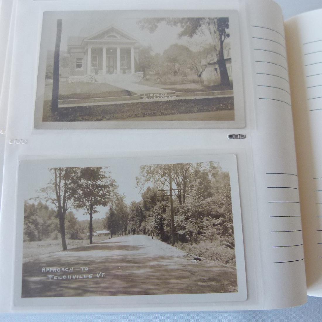 POST CARD ALBUM W/ ASST. REAL PHOTO POSTCARDS VERMONT (1 of 11)