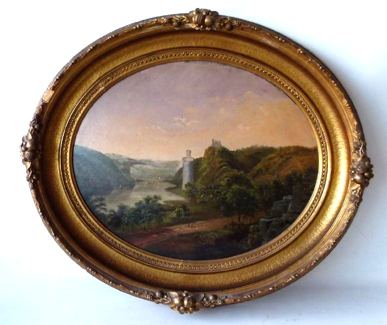 O/P ENGLISH LANDSCAPE UNSIGNED, 19TH C. (1 of 15)