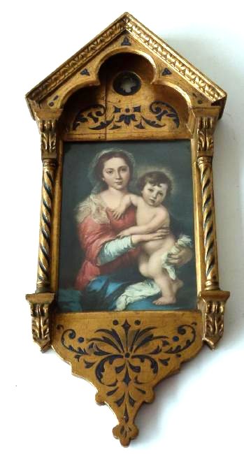 ITALIAN RENAISSANCE STYLE CARVED/GILT  FRAME (1 of 8)