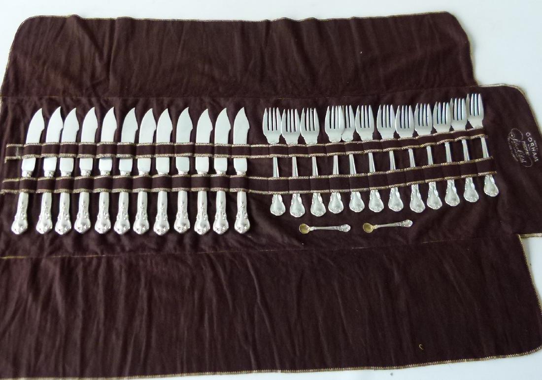 GORHAM CHANTILLY  STERLING FISH SERVICE FOR (12) (1 of 10)