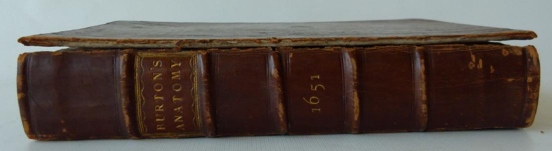 RARE VOL. ANATOMY OF MELANCHOLY c,1651 (1 of 11)