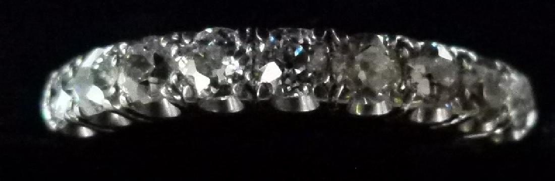 FINE DECO PLATINUM 9 DIAMOND ANNIVERSARY RING (1 of 6)