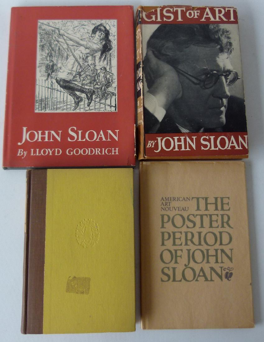 LOT (4) VOLS. JOHN SLOAN INCL. THE POSTER PERIOD (1 of 20)
