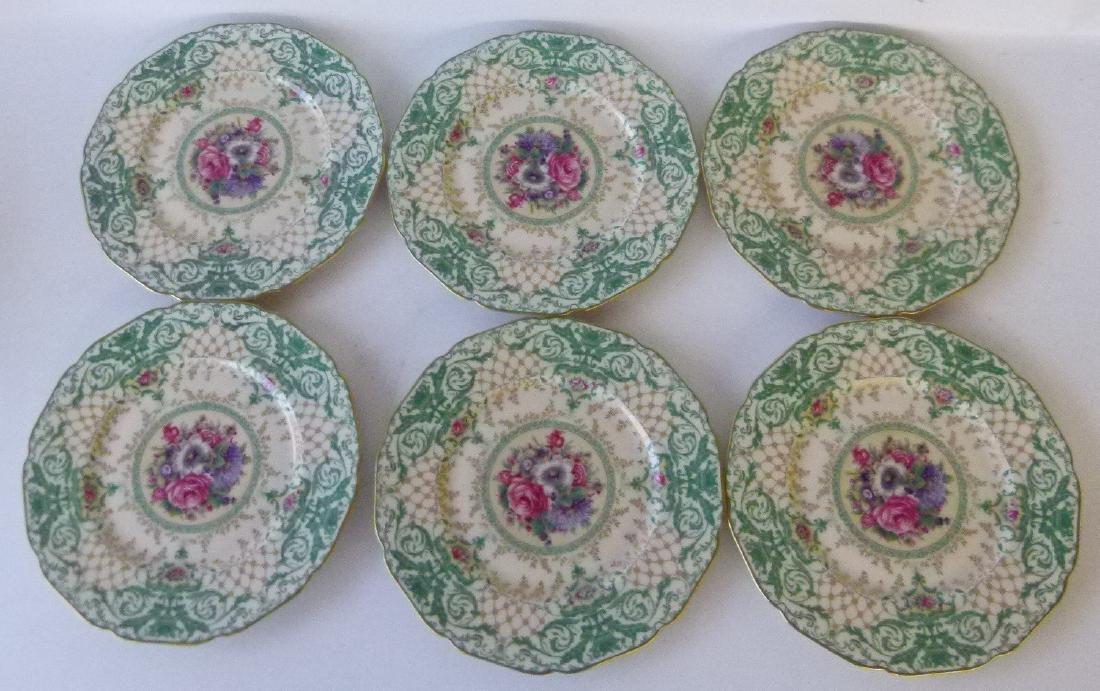 SET (6) BAVARIA BLACK KNIGHT PATTERN DINNER PLATES (1 of 7)