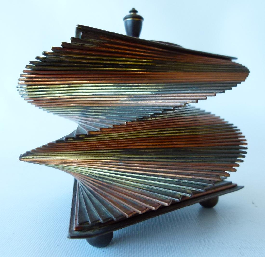 MODERNIST OTAR COPPER/BRASS CIGARETTE CASE (1 of 8)