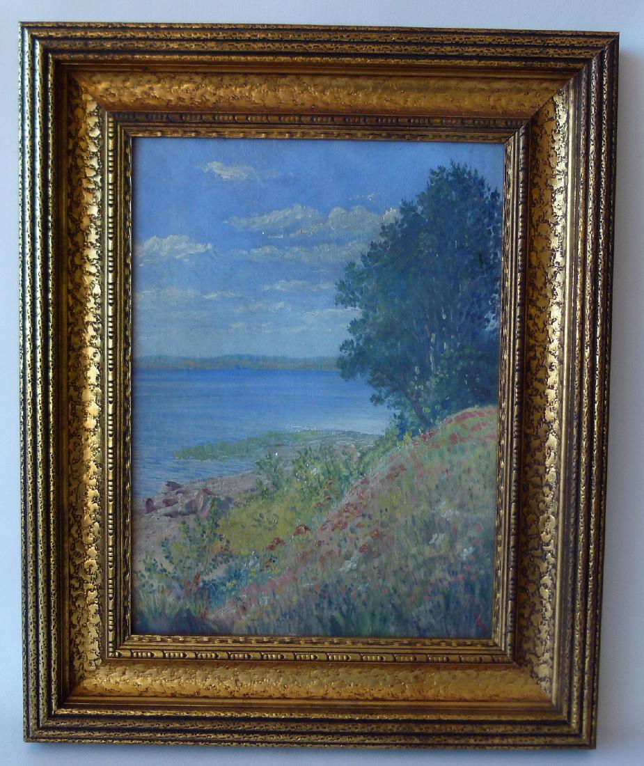 O/P "ALONG THE SHORE" SIGNED  KLEISER (1 of 9)