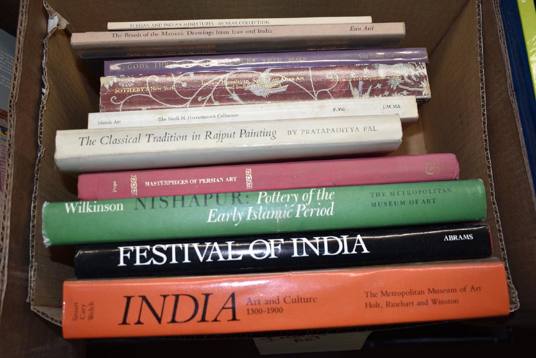 BOX LOT ASSORTED VOLUMES INDIA ART REFERENCE (1 of 4)