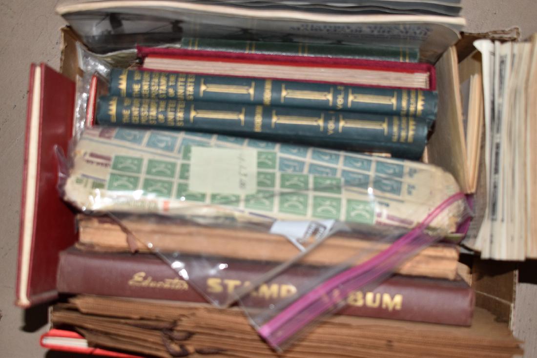 BOX LOT ASSORTED US/FOREIGN STAMPS (1 of 3)