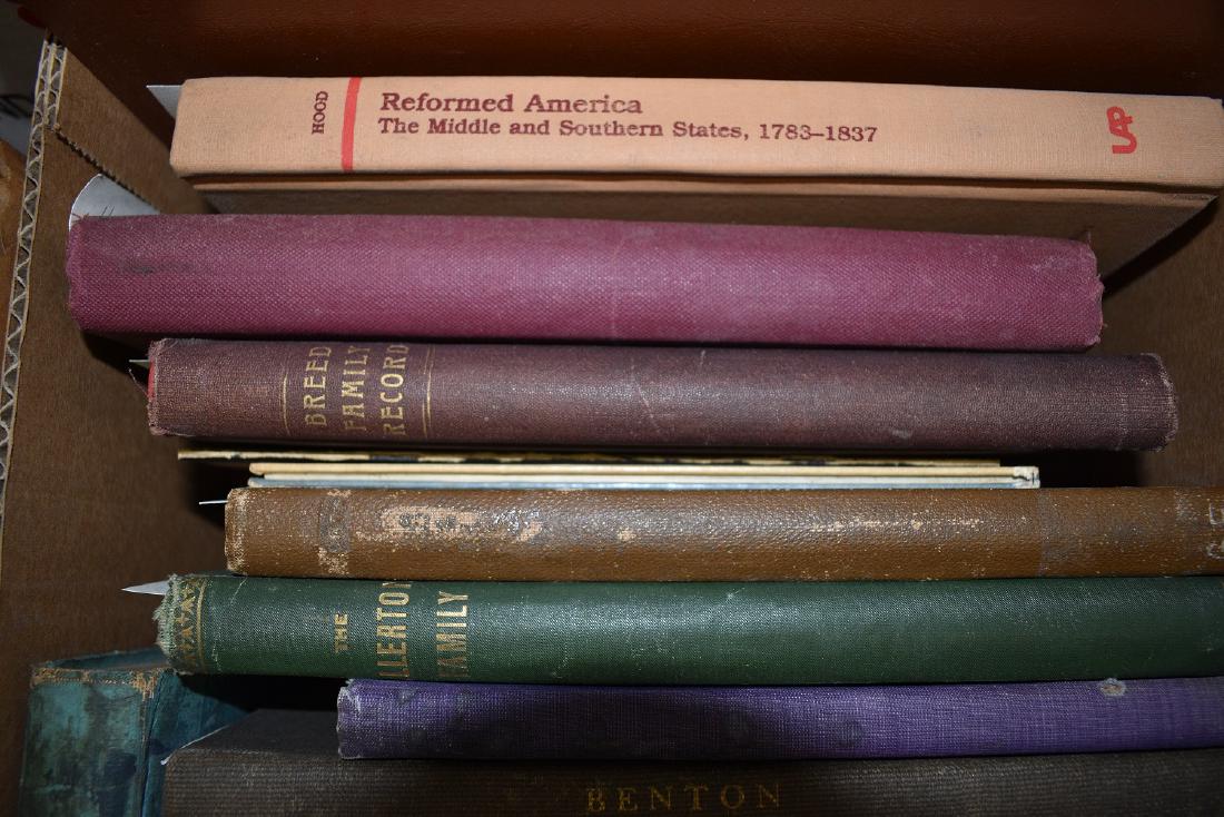 BOX ASSORTED VOLS. LOCAL HISTORY/GENEALOGY (1 of 4)
