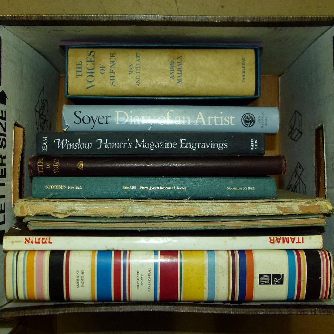 BOX LOT ASSORTED VOLUMES ART REFERENCE (1 of 4)