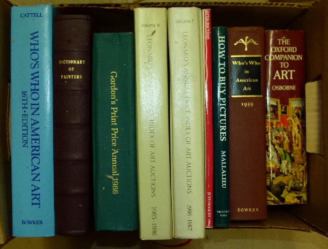 LOT (2) BOXES ASSORTED VOLUMES ART REFERENCE (1 of 10)