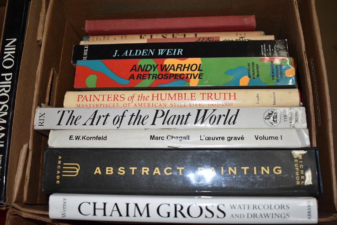 BOX LOT ASSORTED VOLUMES ART REFERENCE (1 of 4)