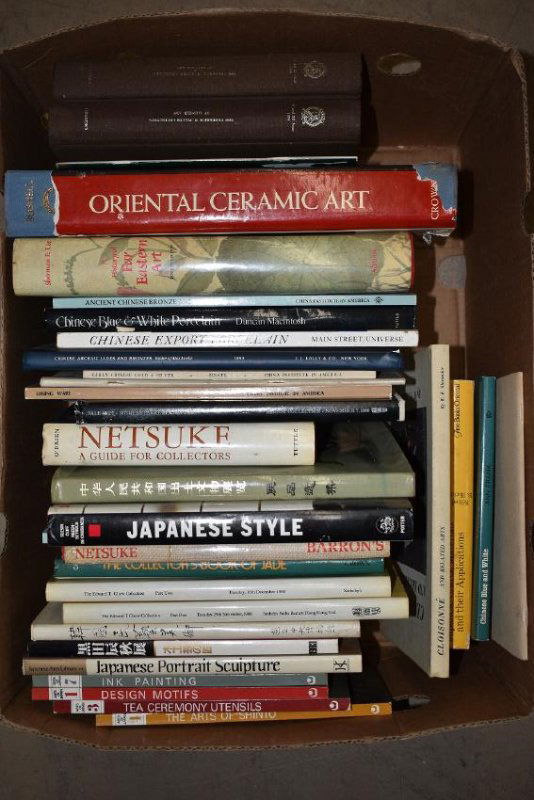 BOX LOT ASSORTED VOLUMES CHINESE/JAPANESE ART (1 of 6)