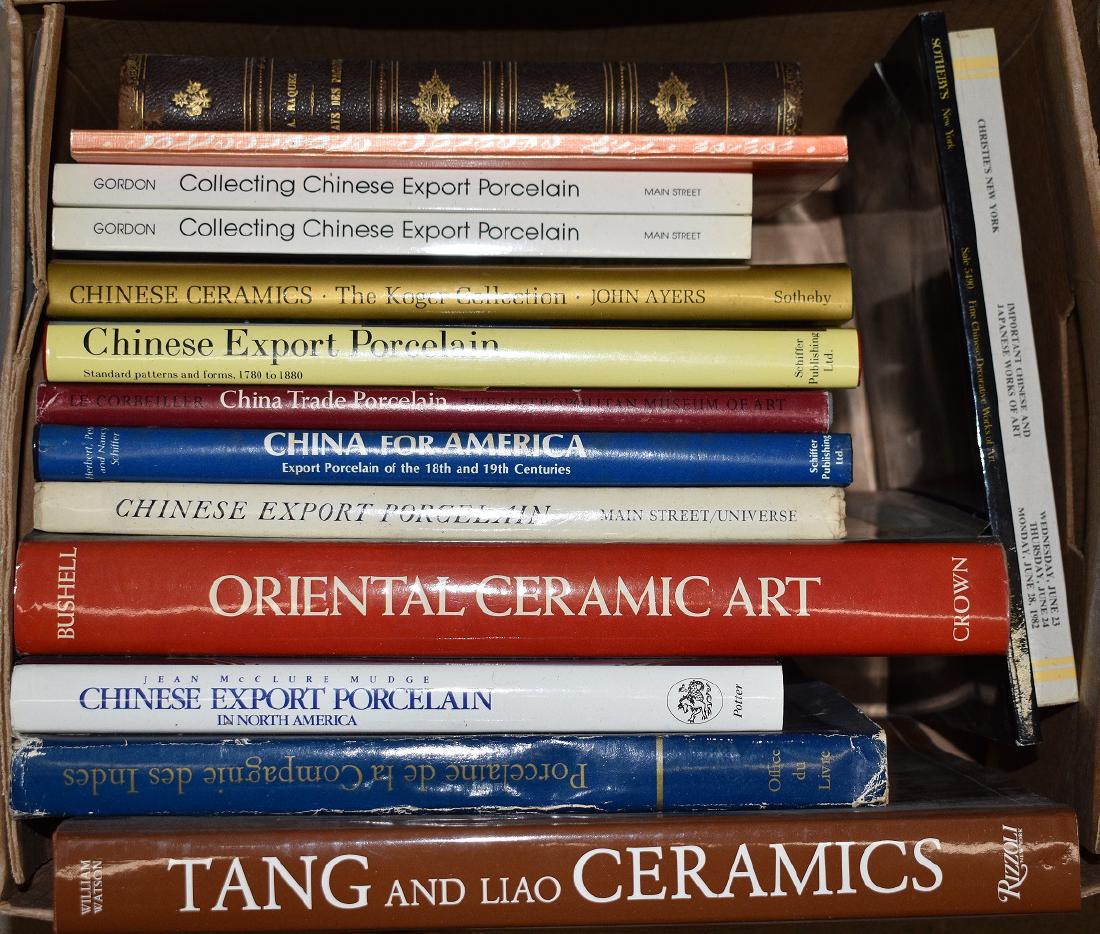 BOX LOT ASSORTED VOLUMES CHINESE/JAPANESE ART (1 of 9)