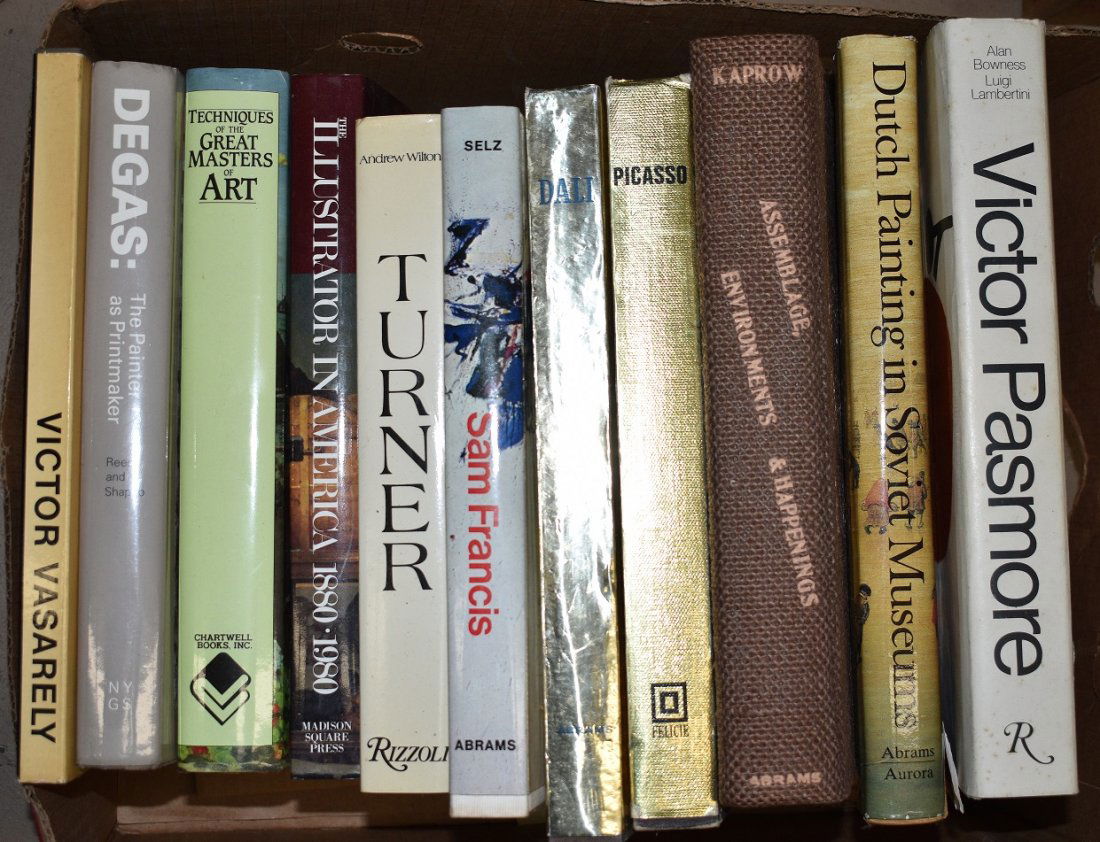 BOX LOT ASSORTED VOLUMES ART REFERENCE (1 of 4)