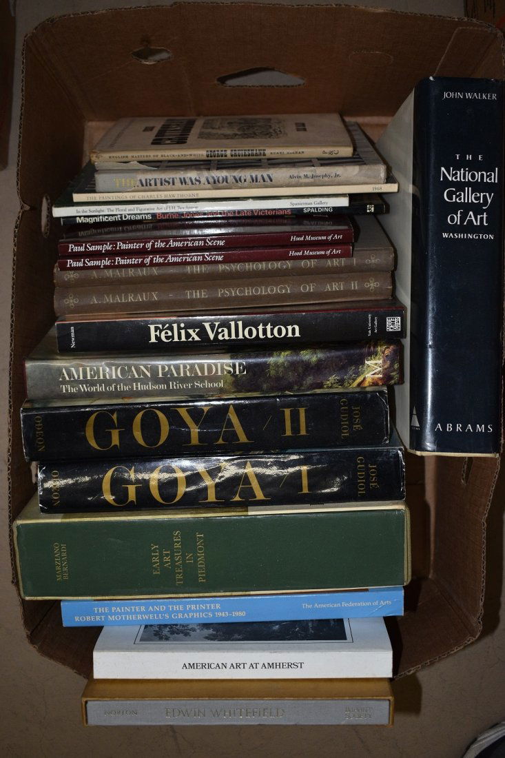 BOX LOT ASSORTED VOLUMES ART REFERENCE (1 of 6)