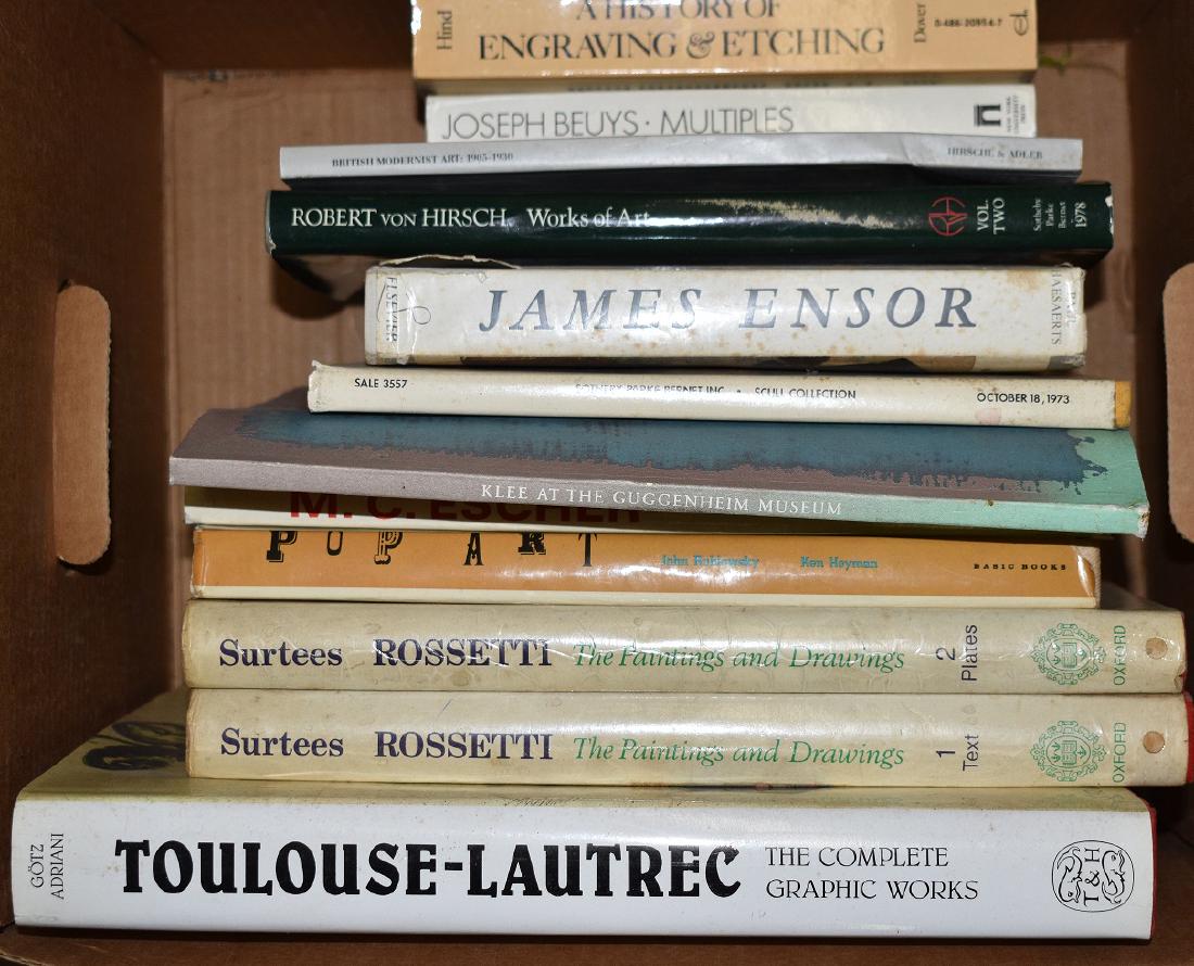 BOX LOT ASSORTED VOLS. ART REFERENCE (1 of 5)