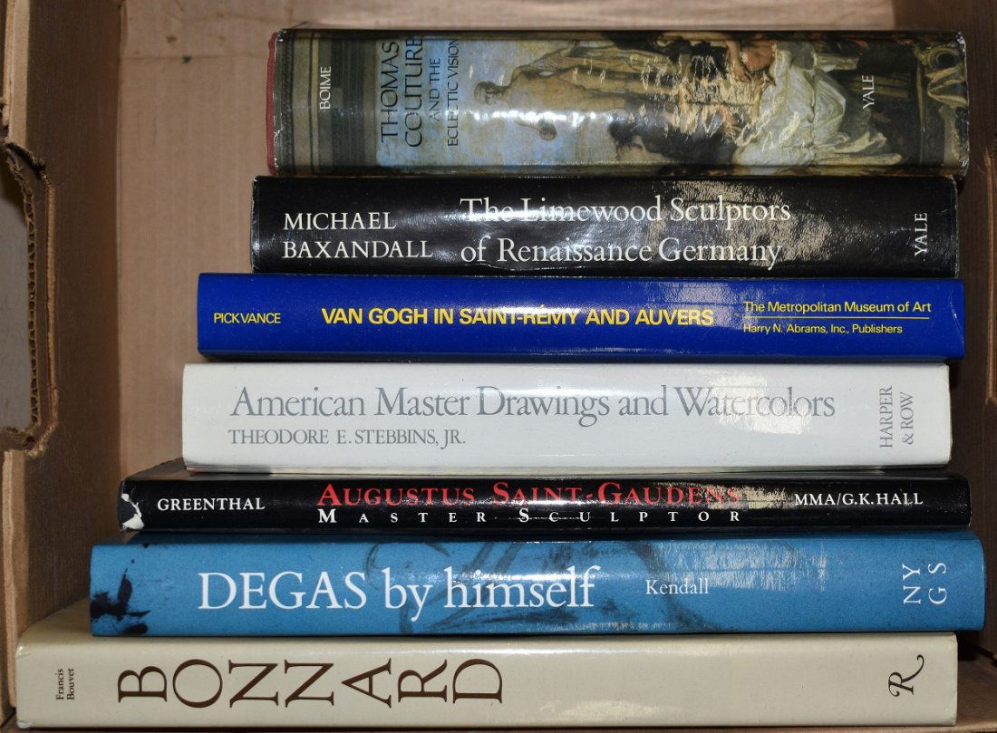 BOX LOT ASSORTED VOLS. ART REFERENCE (1 of 4)