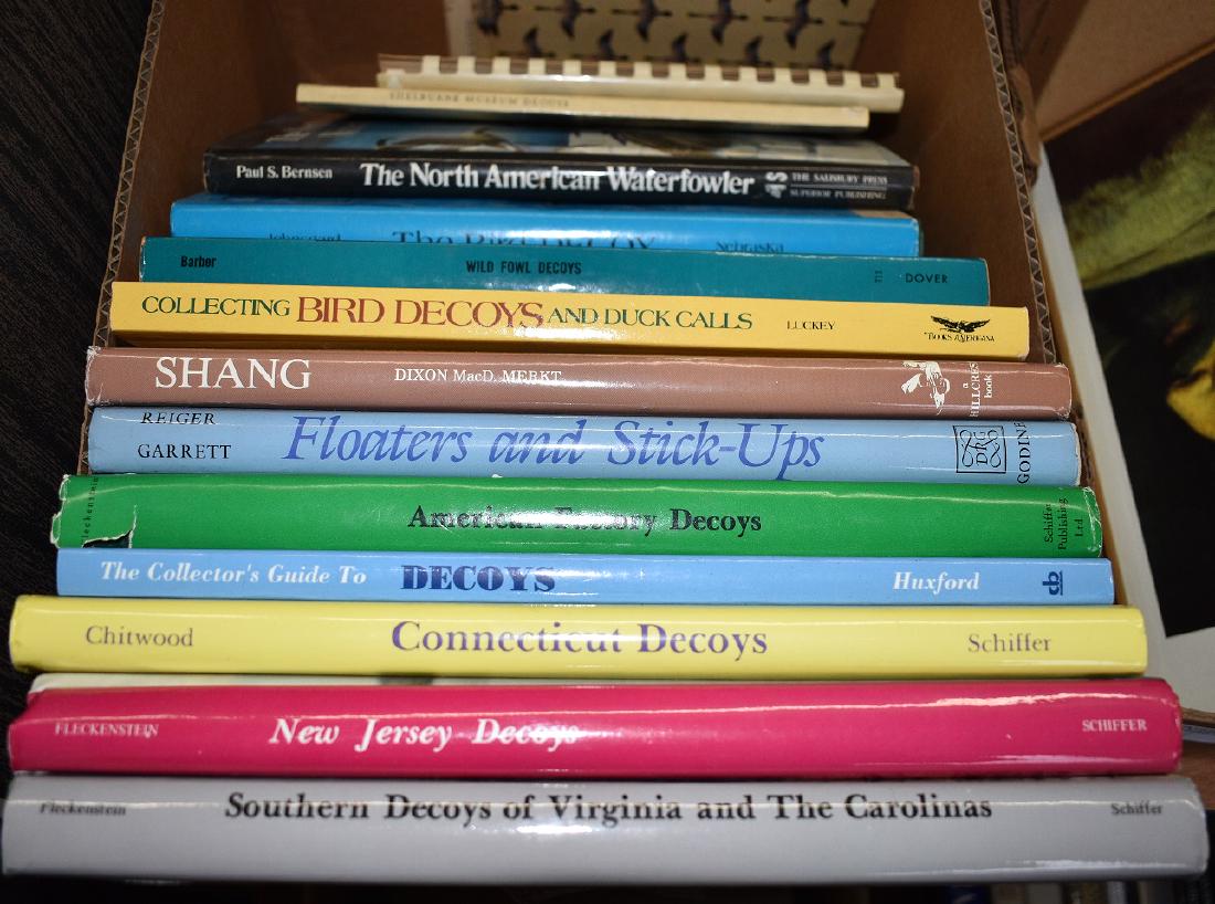 LOT (2) BOXES VOLUMES FIREARMS/DUCK DECOYS (1 of 9)