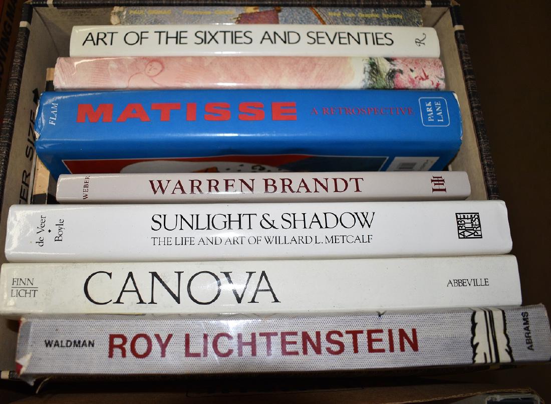 BOX LOT ASSORTED VOLUMES ART REFERENCE (1 of 3)