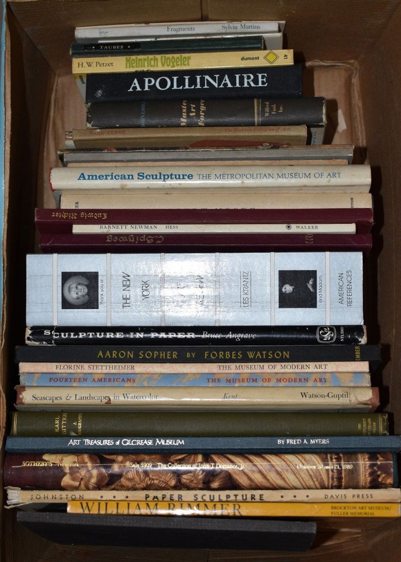 BOX LOT ASSORTED VOLUMES ART REFERENCE (1 of 5)