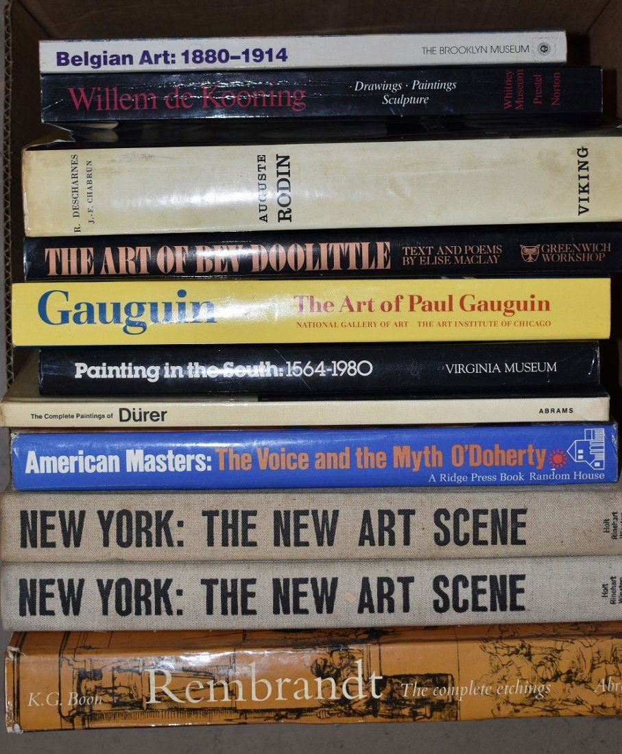 BOX LOT ASSORTED VOLUMES ART REFERENCE (1 of 5)