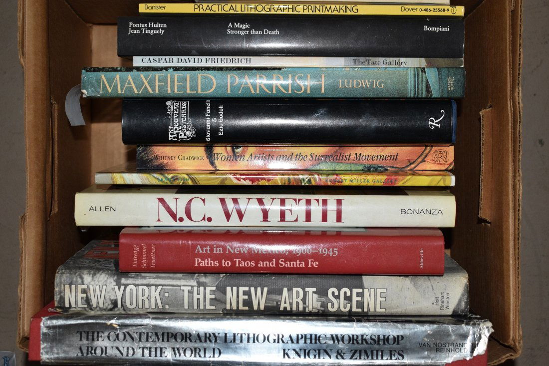 BOX LOT ASSORTED VOLUMES ART REFERENCE (1 of 4)