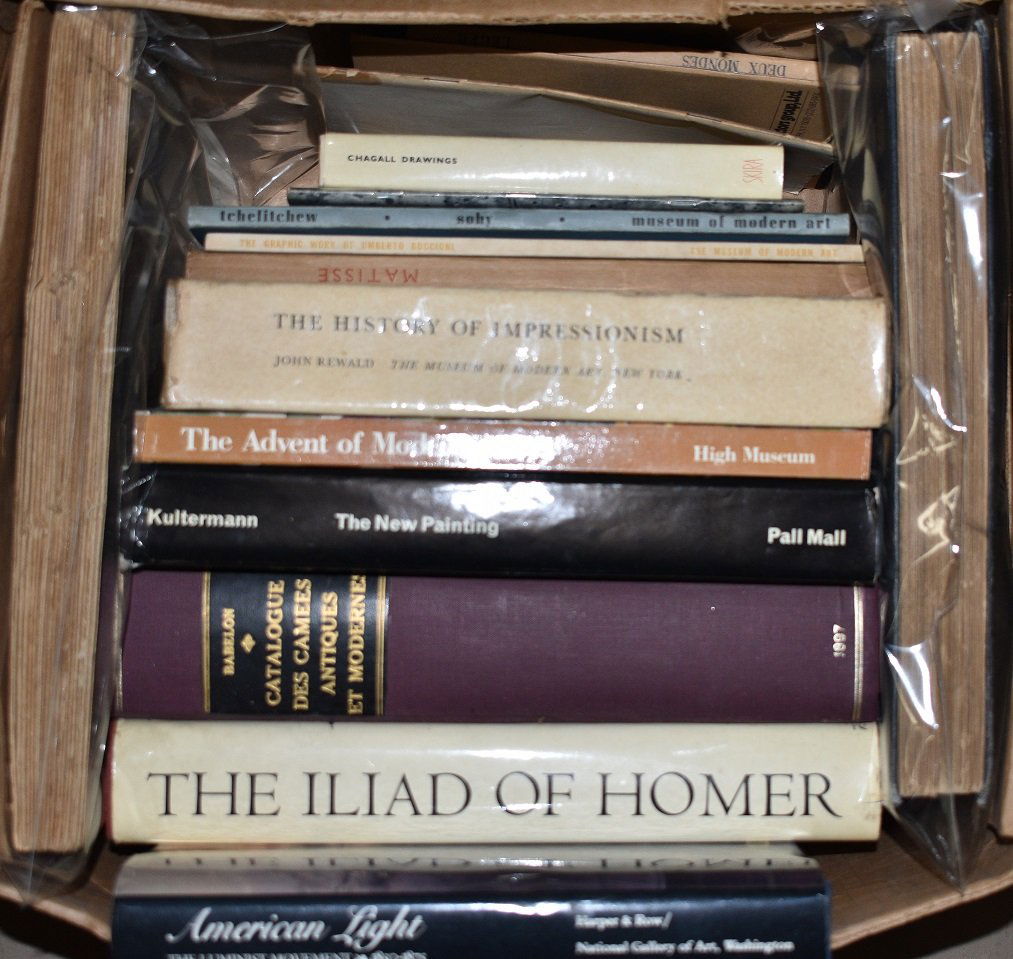 BOX LOT ASSORTED VOLUMES ART REFERENCE (1 of 13)