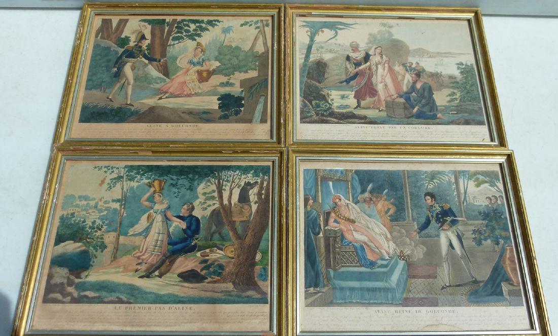 LOT (4) H/C ENGRAVINGS ALINE A GOLONDE A. PARIS (1 of 19)