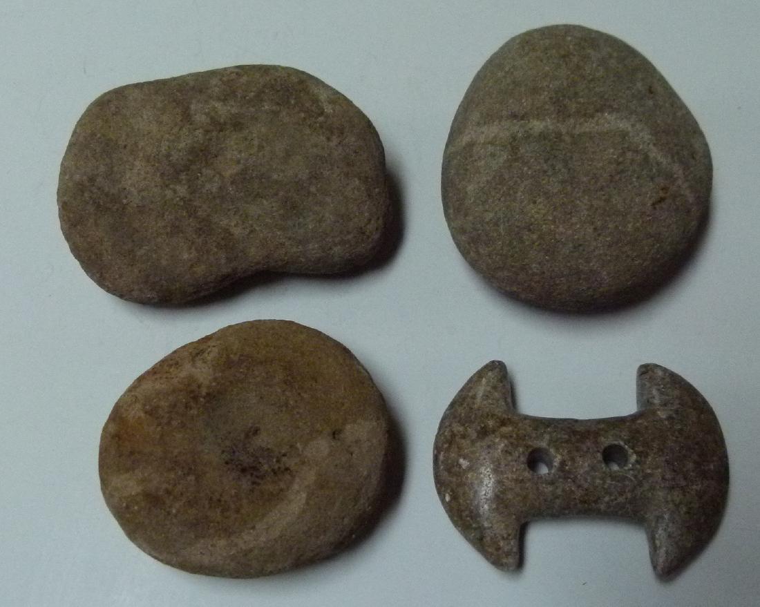 LOT (4) NATIVE AMERICAN INDIAN ARTIFACTS (1 of 10)