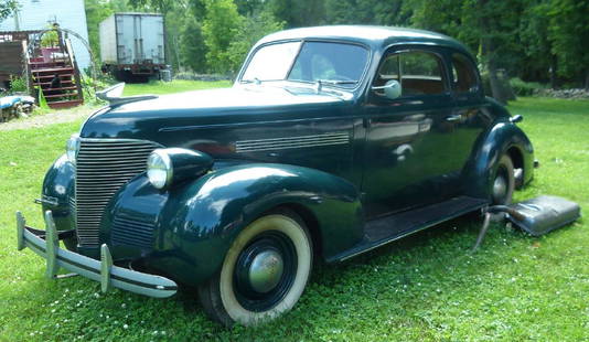 1939 CHEVY MASTER DELUXE 85 2 DOOR COUPE: 1939 CHEVY MASTER DELUXE 85 2 DOOR COUPE, 06837 MILES VIN #9JB0717131