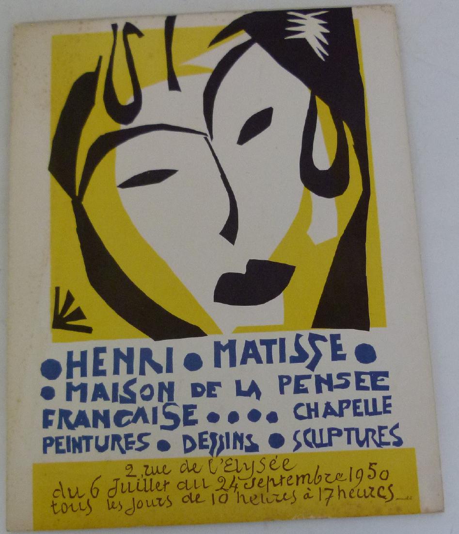 LITHOGRAPH POSTER HENRI MATISSE (1 of 9)