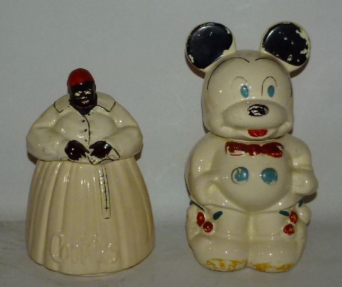 LOT (2) VINTAGE COOKIE JARS (1 of 12)