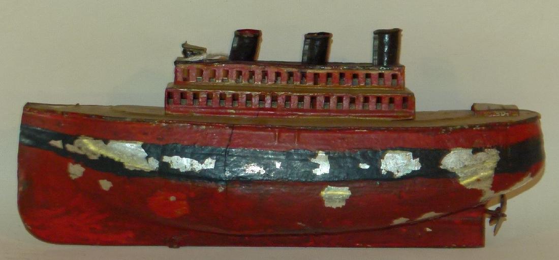 IVE'S PAINTED TIN 3 STACK OCEAN LINER (1 of 7)